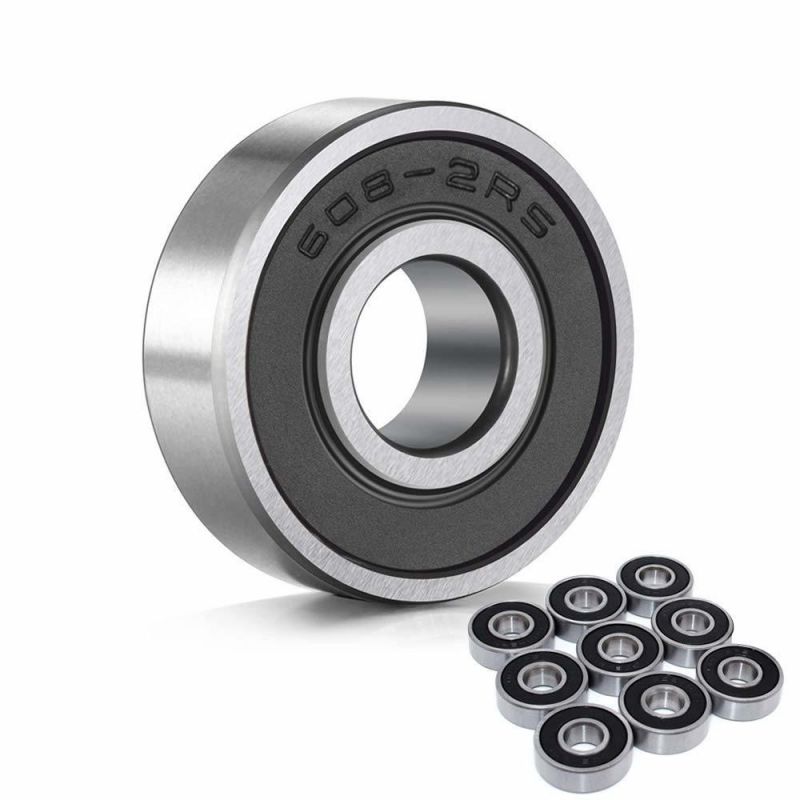 Steel Stainless Deep Groove Ball Bearings 608 2RS Motorcycle Ball Bearing