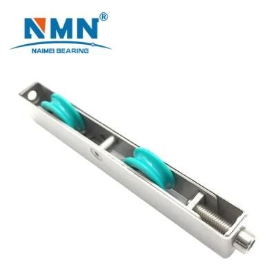 Low Noise High Speed Nylon Metal U V H Groove Sliding Door Window Roller Aluminum Window Roller Window Wheel Ball Bearing