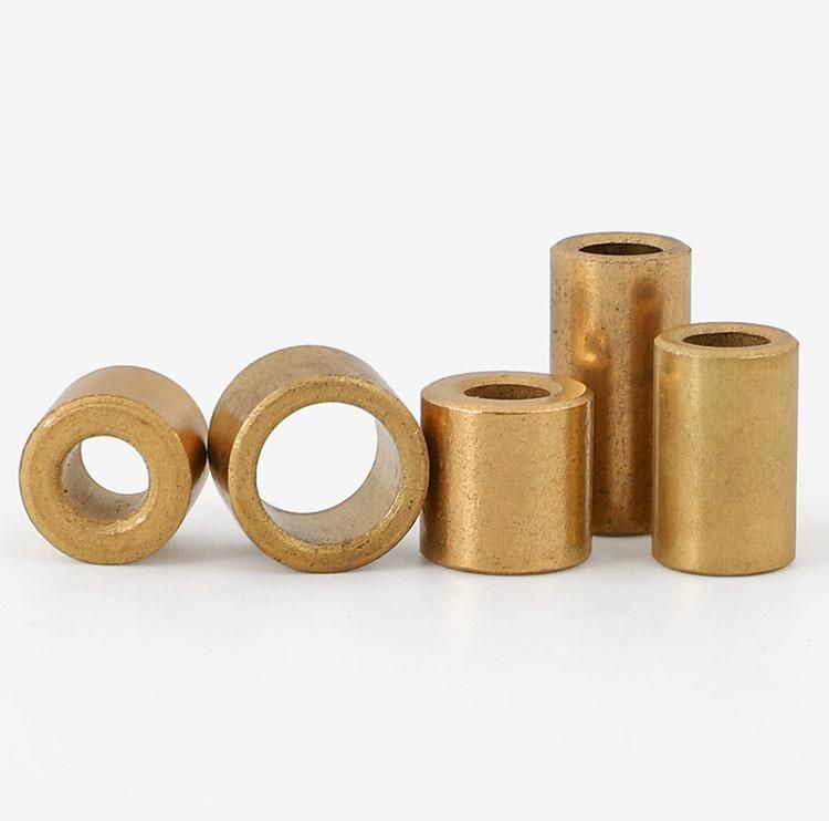 Customized Sintered Bronze Bushing Lubrication with Flange