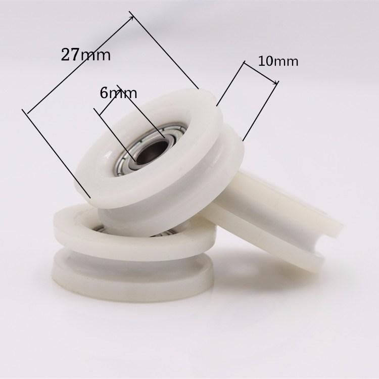 Plastic Nylon Pulley Roller 625 Zz PU Material Roller Wheels