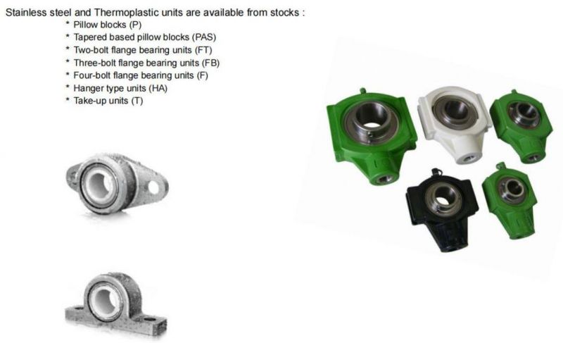 TANN All Series P/PAS/FT/FB/F/HA/T Plastic/Thermoplastic Bearing Unit