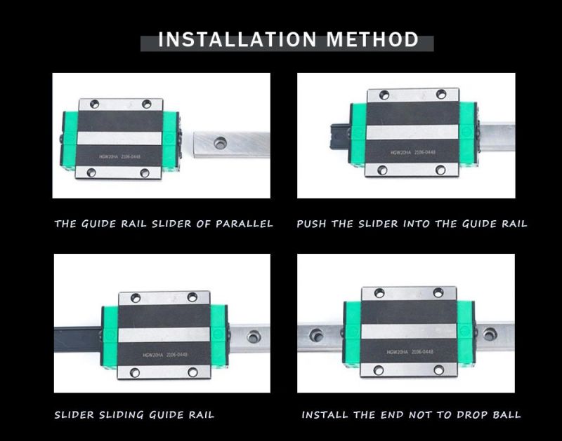 Linear Motion Slide Slider High Quality Low Resistance Egh20SA Linear Guide