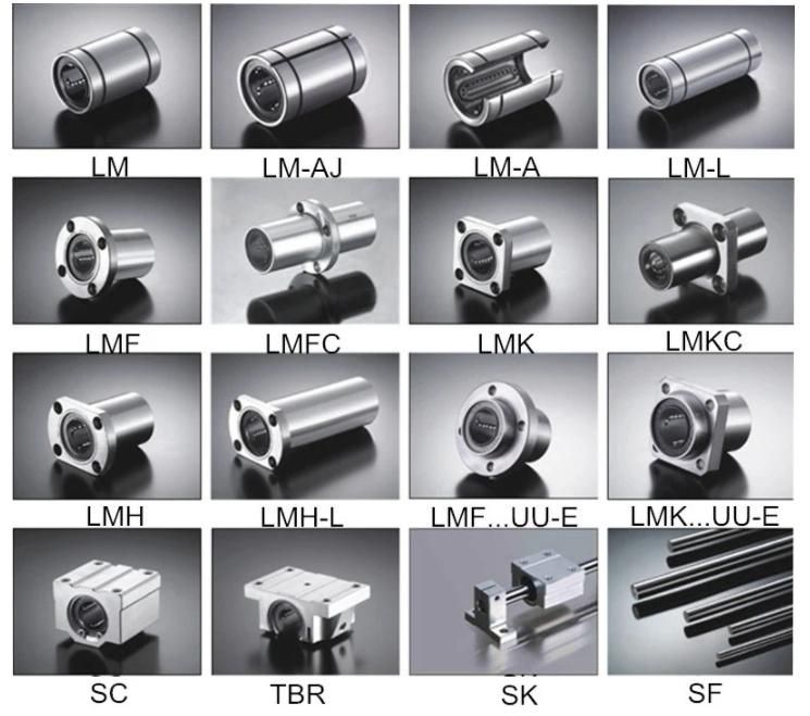 Linear Shaft Slider Bearing TBR Series Linear Block for Instrument by Cixi Kent Bearing Manufacture