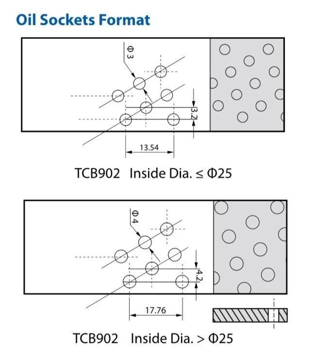 FB092 Wrapped Bronze Bearing For Heavy Duty Construction Machinery