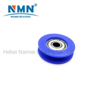 625 626 608 696 6201 Bearing White Nylon Pulley Sliding Door Roller Bearing with Plastic OEM Pulley Wheels
