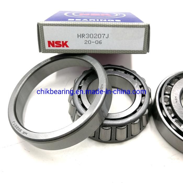 NSK Bearing 30207 Japan Quality NSK Tapered Roller Bearing 30207 Size 35*72*18.5 mm