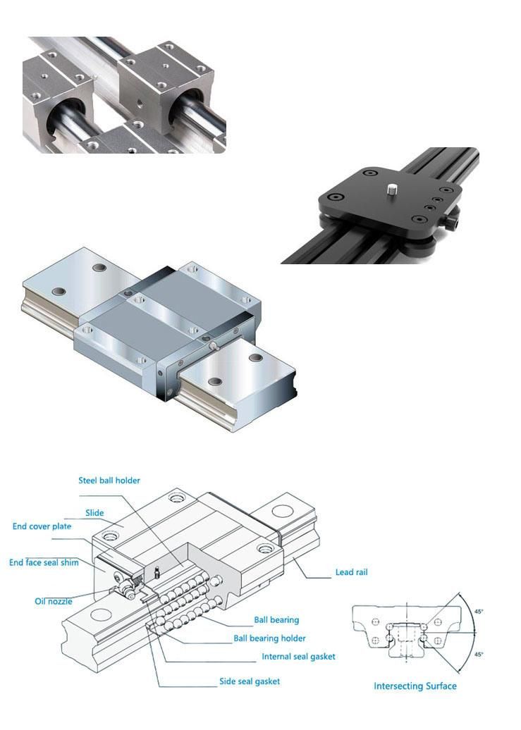 Round Linear Slider Guide Rail&Block Bearing