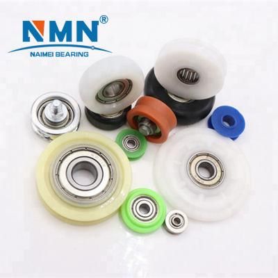 40mm Outer Diameter Round Nylon POM Pulley 608z Bearing POM Wheels for Machine Repair