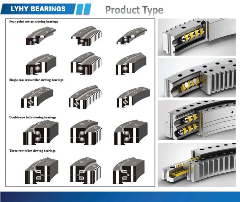 High Quality Slewing Bearing with External Gear Used for Hydraulic Shears Swivel Bearing