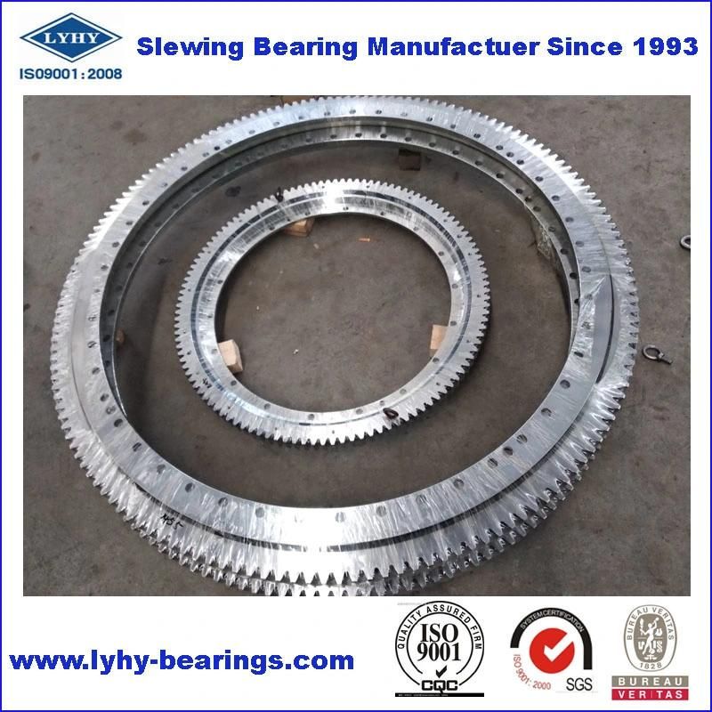 Lyhy Double Row Ball Slewing Bearings Turntable Bearings with External Gear 2de. 180.00