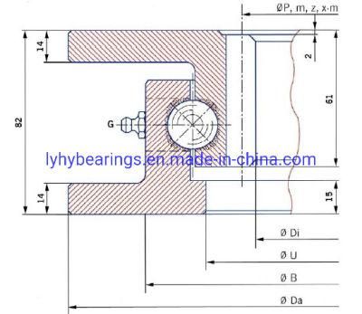 Torriani Four Point Contact Ball Slewing Ring Slewing Ring Bearing