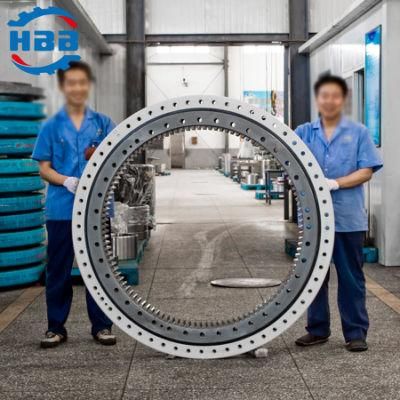 013.25.355 448mm Single Row 4 Points Contact Ball Slewing Bearing with Internal Gear
