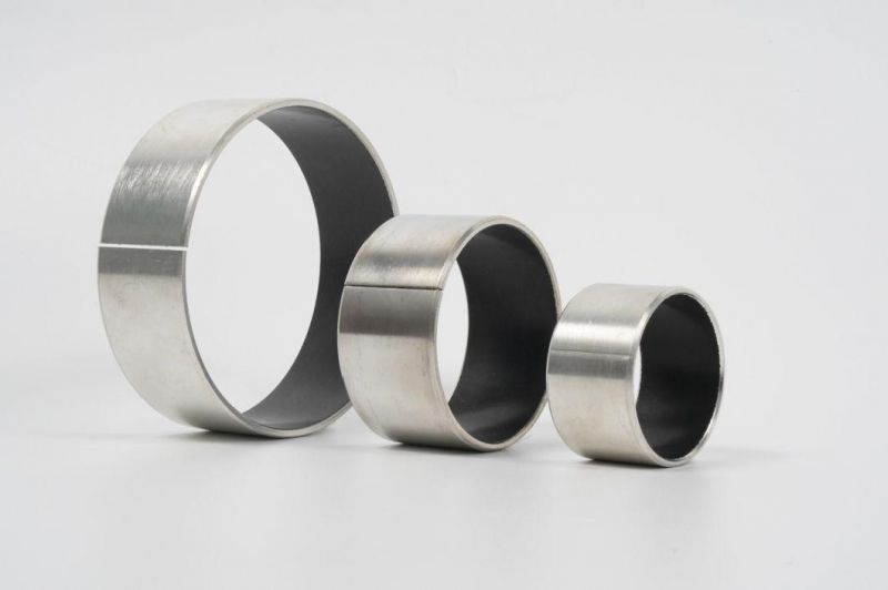 PAP10 Steel Backing with PTFE Polymes Imbedded Self-lubricating Bushing with Lower Friction Coefficient for  Gymnastic Equipment.