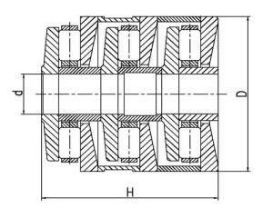 F-58771. T4ar Multi-Stage Cylindrical Roller Thrust Bearings