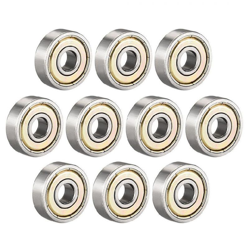 Miniature Deep Groove Ball Bearing 626zz Skateboard Bearing Dust Proof of Double Steel Cover Bearing for Fitness Equipment Electrical Motors etc