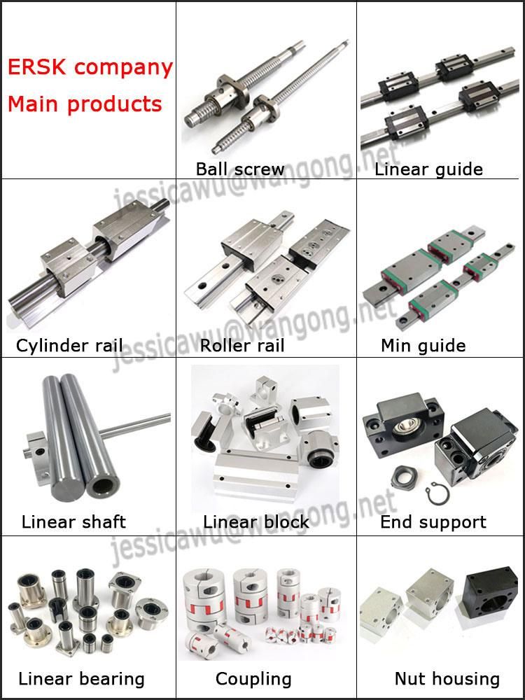 Lm16op Bearing Housing with Chrome Plated Linear Shaft