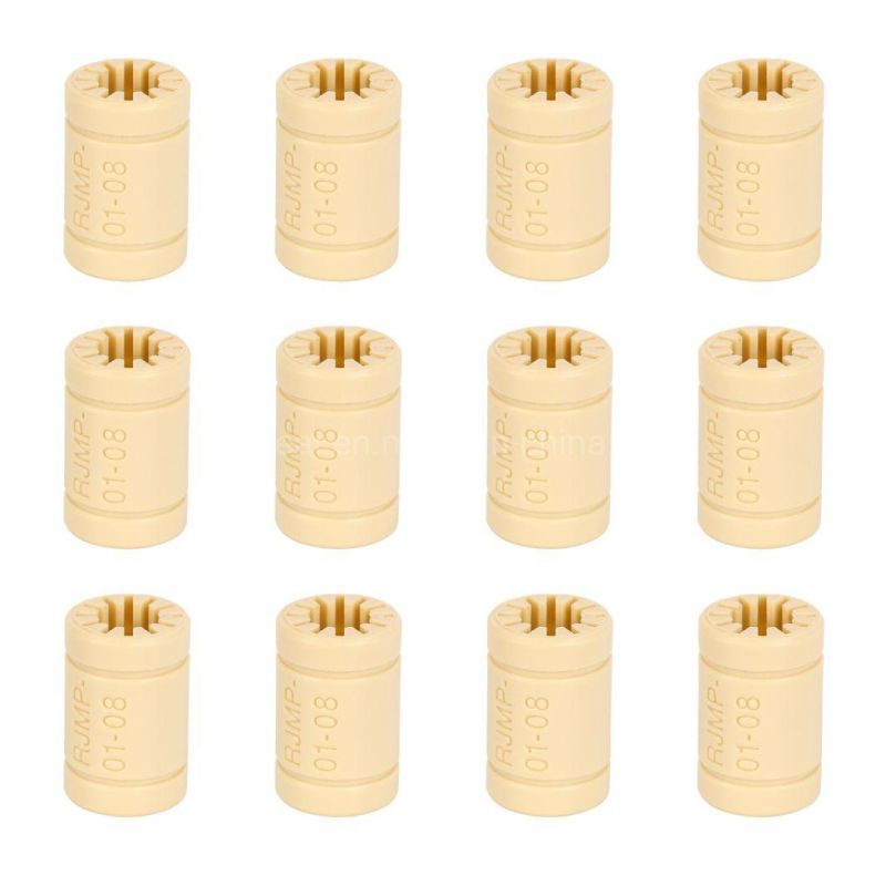 Lme8uu Solid Polymer Bearing Rjmp-01-08 8mm Plastic Linear Bearings for 3D Printer Parts