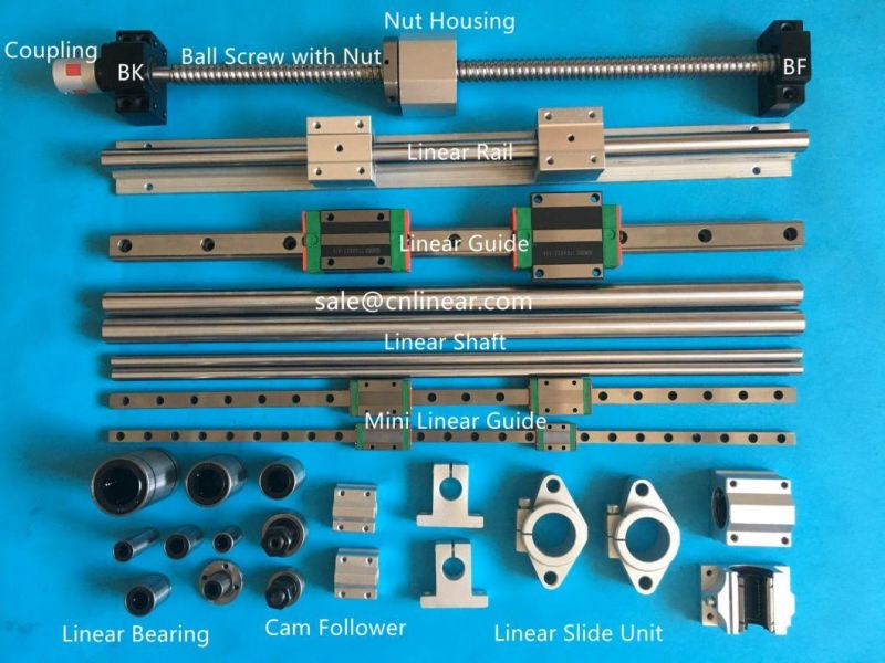 Scs8uu Sk8 Optical Axis Linear Ball Bearing Rail Guide Support CNC Set