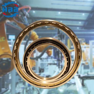 ID 7.5&quot; Open 4 Points Contact Thin Wall Bearing @ 1&quot; X 1&quot; Section for Industrial Robot