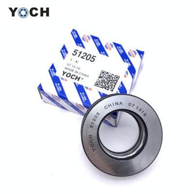China Manufacturer Yoch Bearing 51200 51202 51204 51206 51208 (8200 8202 8204 8206 8208) Thrust Ball Bearing