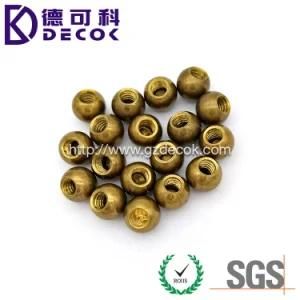 12.7mm Solid Brass Ball with 1/4-20unc Threaded Hole