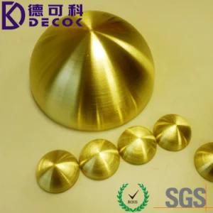 50mm 100mm 150mm 200mm Half Sphere Hollow Polished Brass Hemisphere