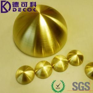 Brushed Polished Surface for 100mm Brass Steel Hemisphere