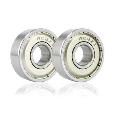 608zz Ball Bearings Bearing Steel &amp; Double Metal Seal Deep Groove Ball Bearing for Skateboards, Inline Skates, Scooters