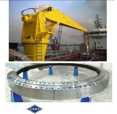 Slewing Bearing Used on Shipboard Crane with Internal Gears (133.50.3150)