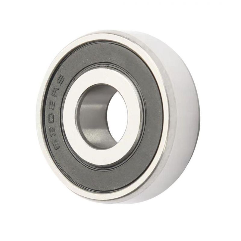P0 (ABEC-1) Stainless Steel Deep Groove Ball Bearing 6302 2RS for Automobile