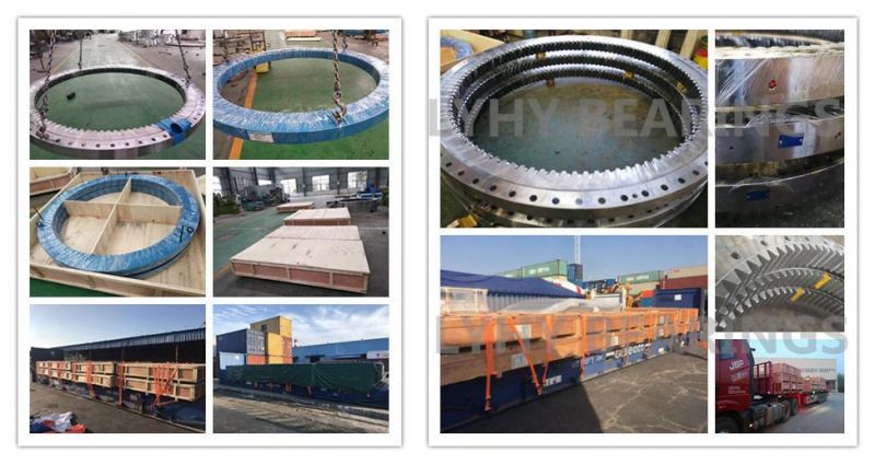 External Gear Slewing Bearing Slbo1140 Single Row Ball Bearing
