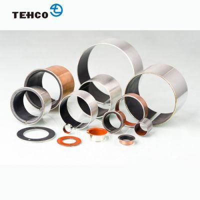 Supply PTFE Composite Multilayer Composite Bush Wrapped Sleeve stainless base Self Lubricating Slide Bushing