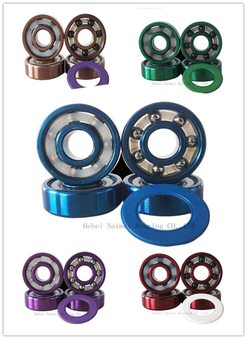 High Temperature Resistance Wear Resistance Hybrid Ceramic Ball Bearings 608 2RS Zz for Instrument and Meters