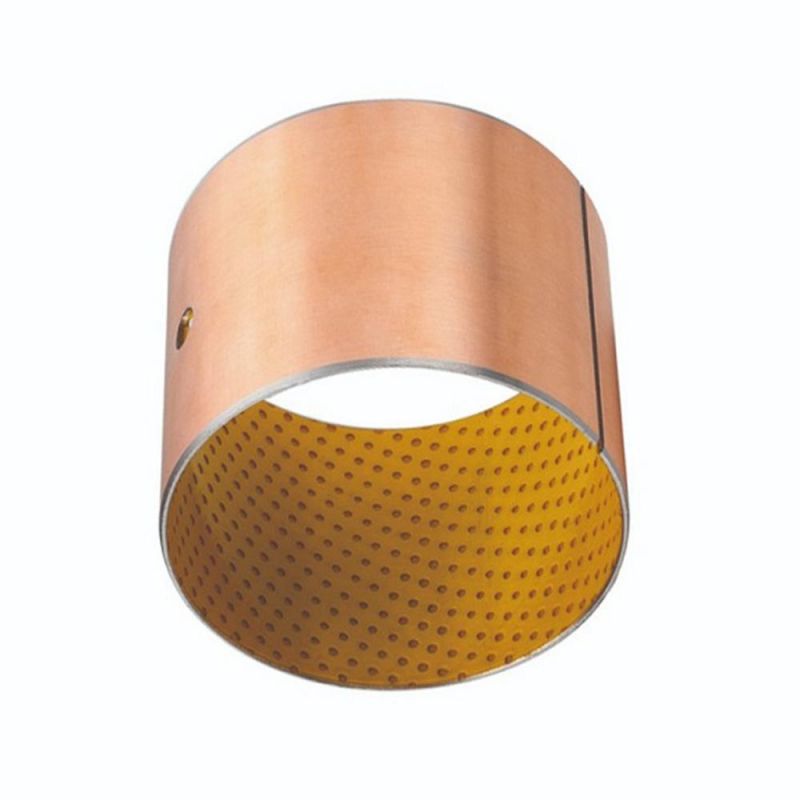 DX Bounday Lubricating Sleeve Bear Bushing Made of Steel Base and Yellow POM with Oil Dent to Preserve Oil for Machine Tool Bush