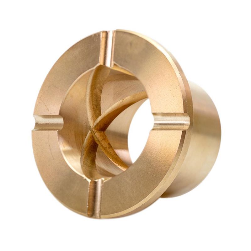 Copper Alloy Sleeve Flanged Bronze Bushing with Oil Grooves