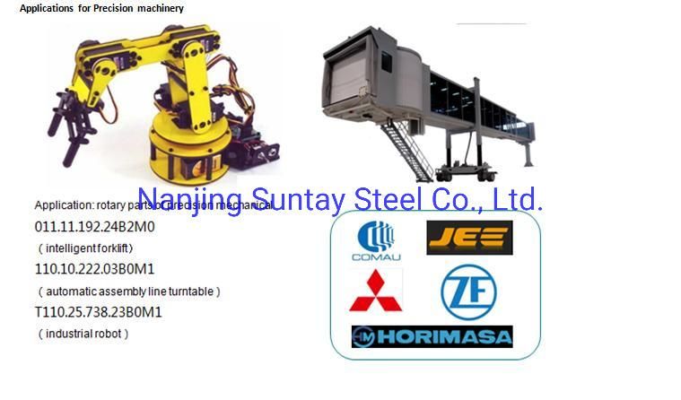 Intelligent Mechanical Equipment Accessories Slewing Bearing Rotating Support