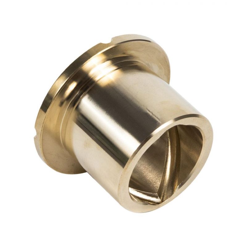 TEHCO CNC Machining Casting Bronze Bushing of Low Weight and Tighter Tolerance with Various Oil Grooves for Crane Electromotor.