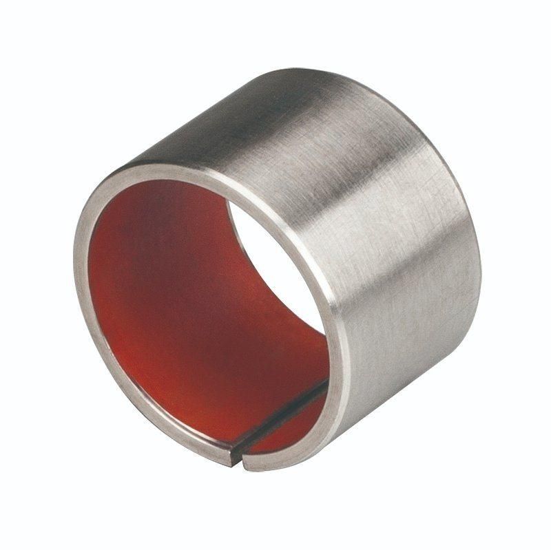 Dry Self Lubricated DU Bush Steel Backed Slide Bushing Stainless Steel PTFE Bushings Source Factory