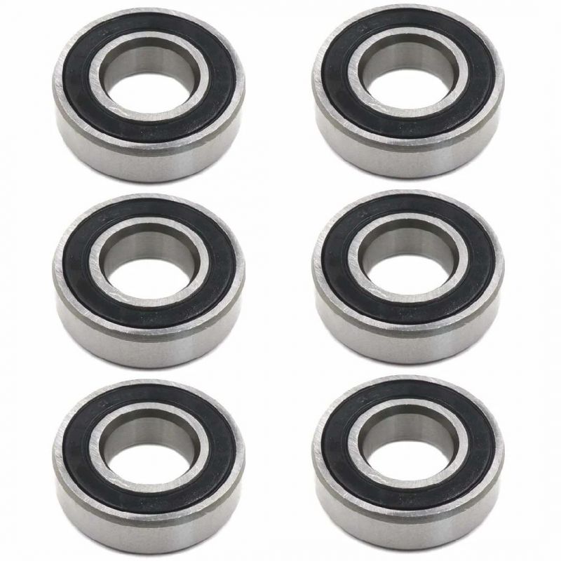 15 X 32 X 9mm 6002RS Deep Groove Ball Bearing Double Black Rubber Sealed