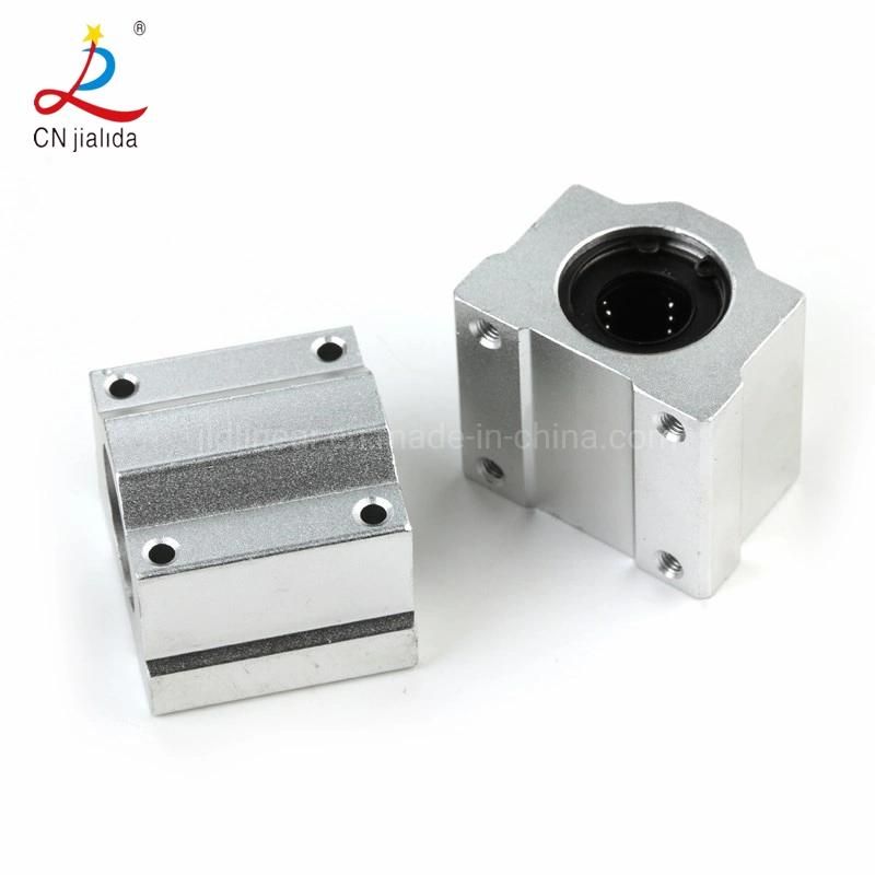 China Manufacturer CNC 3D Printer Shaft Rod Parts Linear Ball Bearing Slide Block Scs6/8/ 10/12/16/20/25/30/35/40/50/60uu