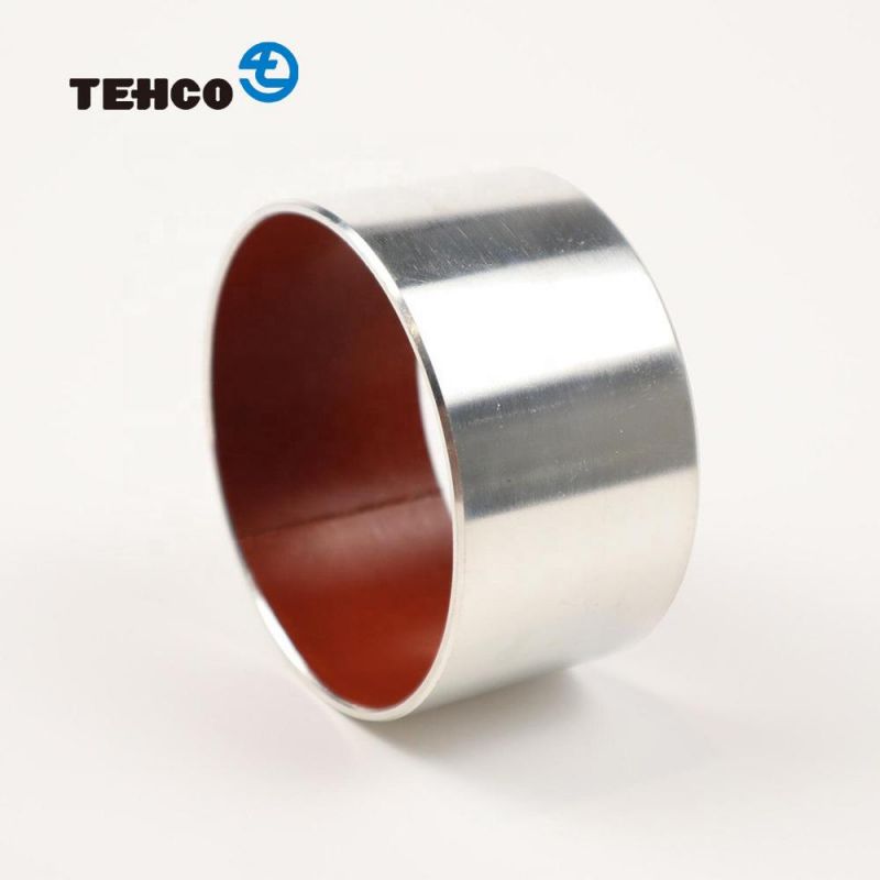 DU Oilless Self-lubricating Multi Layer Bushing Made of Steel Backing Bronze Powder and Black PTFE Good Performance for Woven.