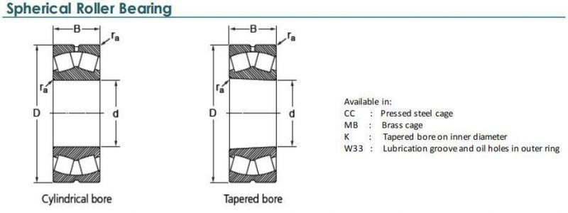 GIL Stainless Steel Double Row Spherical Roller Bearings