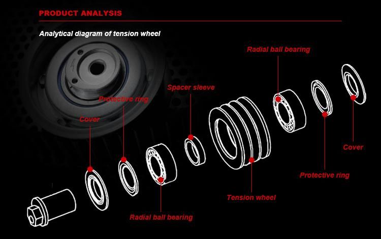 Auto Parts Center Support Bearing for Hilux Hiace Driveshaft 37230-35120