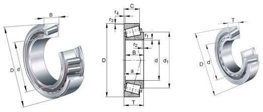Roller Bearing 33213/3007213 High Quality Single Row Steel Taper/Tapered Roller Bearing Distributor