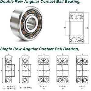 Angular Contact Ball Bearing (Double 5200~5300 Series, Single 7100~7300 Series)
