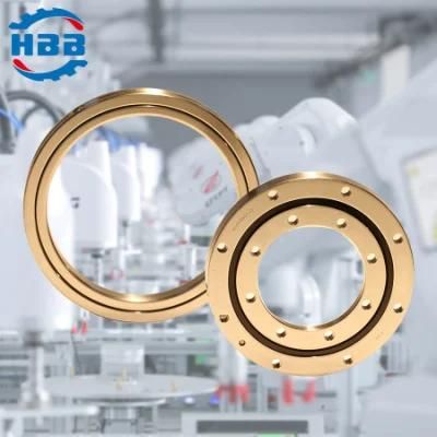 ID 18&quot; Open 4 Points Contact Thin Wall Bearing @ 3/8&quot; X 3/8&quot; Section for Radar Systems