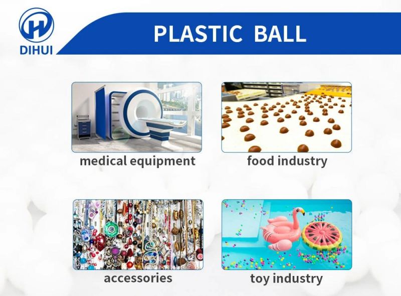 Factory Direct Sale High Precision Solid/Hollow Plastic Balls Sphere for Toy, Christmas Decoration, PVC Pipe Fitting, Control Valve, Ball Bearing
