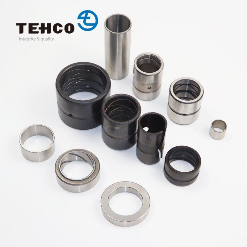 Cross Oil Groove Harden Steel Bushing Composed of GCr15 and C45 Custom Hardness and Style for Excavator and Construction Machine