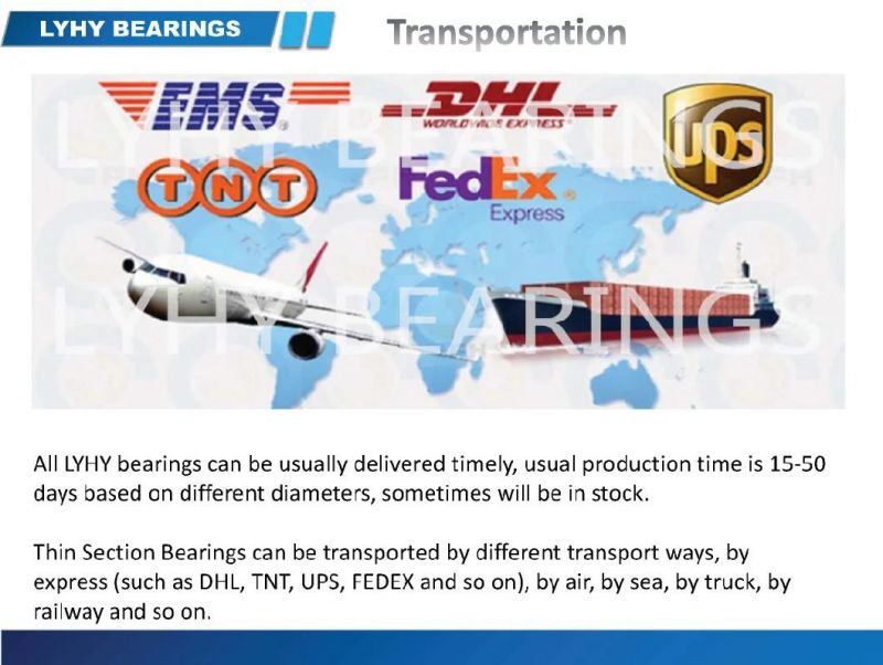 Rubber Sealed Type Thin Section Bearings Ju045cp0 for Packing Machinery