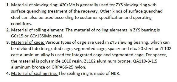 Zys Slewing Bearings, Tadano Crane Swing Bearing Crb1000110
